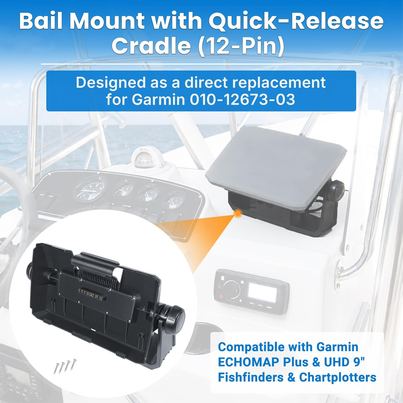 Bail Mount with Quick-Release  - Fish Finder Mount 评论和价格